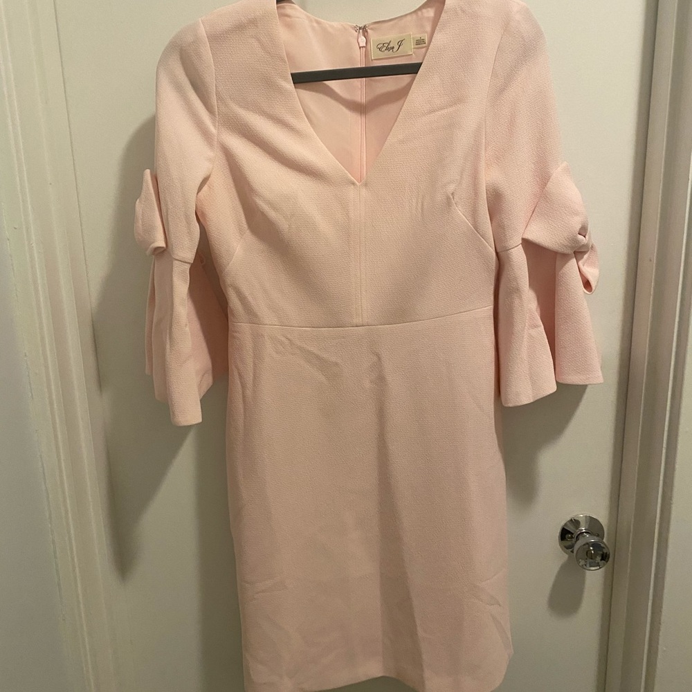 Light pink ElizaJ dress. Size 4.